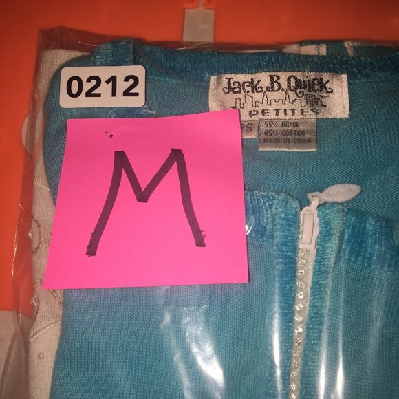 Jack B Quick Petites PS Turquoise Christmas Sweater/Snowmen - Picture 13 of 13